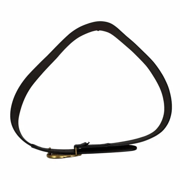 Gucci Canvas Monogram GG Buckle Supreme Leather Belt Brown Size 85cm/34" - Image 4
