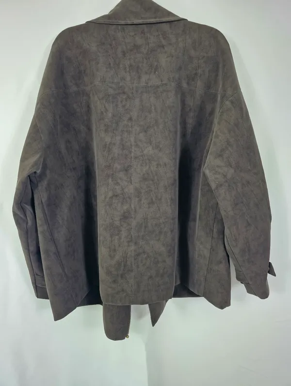 DISSH Oakland oversized jacket in chocolate size 6 - Image 8