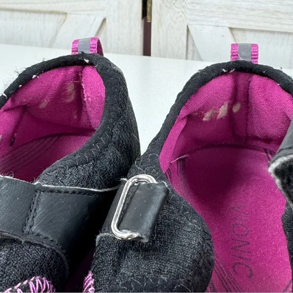 Vionic Sunset Orthotic Mary Jane Comfort Sneakers Shoes‎ Black Pink 7 - Image 11