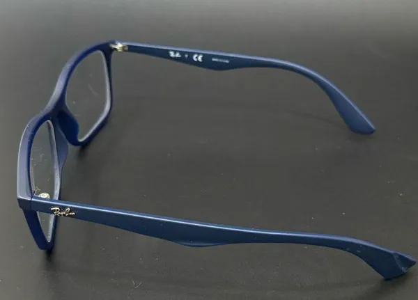 RAY-BAN RB 7047 5450 56-17 Matte Navy Rx Unisex Eyeglasses - Image 7