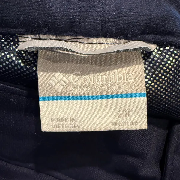 Columbia Women's Size 2X Navy Blue Omni Tech Ski Snow Pants Insulated Waterproof - Image 7