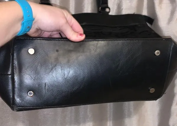 Reaction Women’s Black All Over Logo Laptop Tote - Image 3