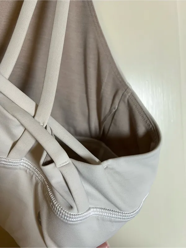 lululemon Energy Longline Bra Medium Support, B–D Cups White 10 - Image 5