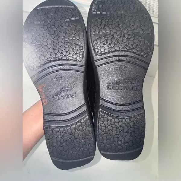 Dansko Black Slip-On Clogs - Image 9