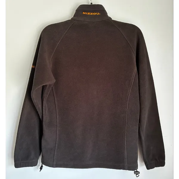 Columbia Mizzou Tigers Fleece Jacket Women’s Small Black Full Zip Embroidered - Image 11