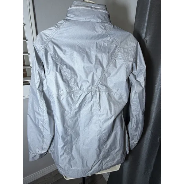EUC: Avalanche Women Weather Shield Small Waterproof Jacket Gray/Silver‎ Active - Image 6