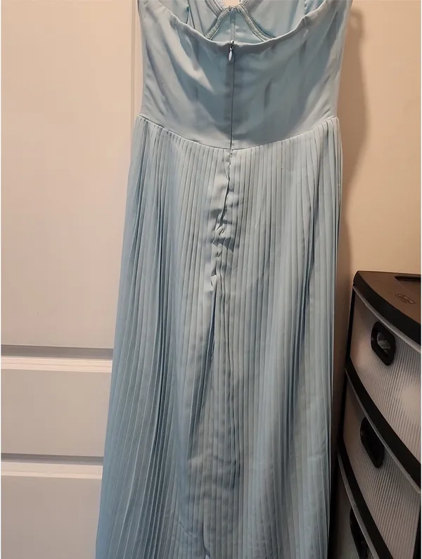 Almond Muse Siena Dress Blue - Image 4