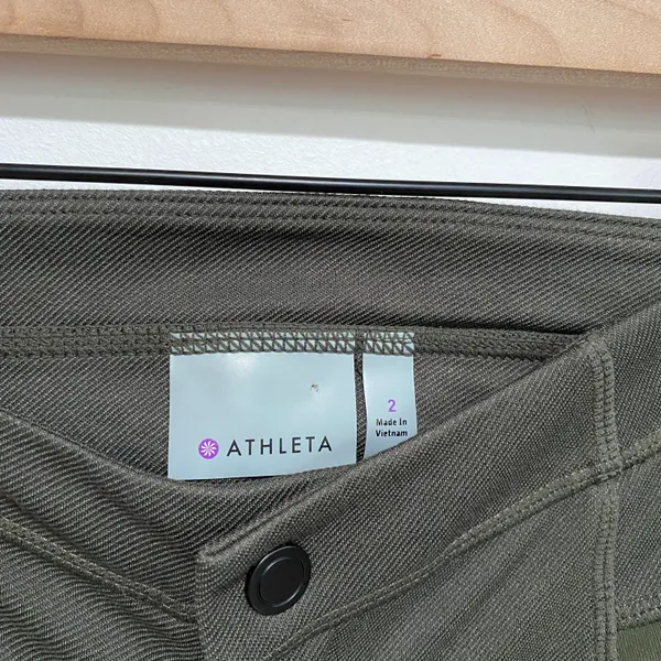 Athleta Trailsetter Ponte Motion Moto Pants Leggings Size 2 - Image 6