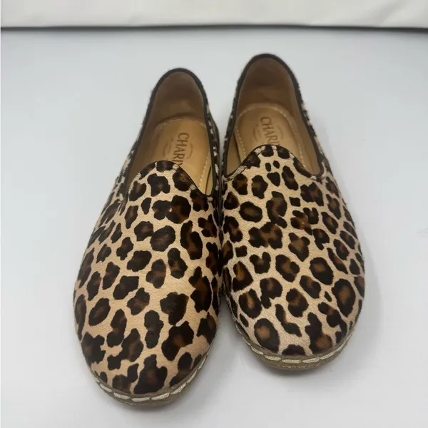 Charix Leopard Slip Ons 38 Brown Size 8 - Image 2