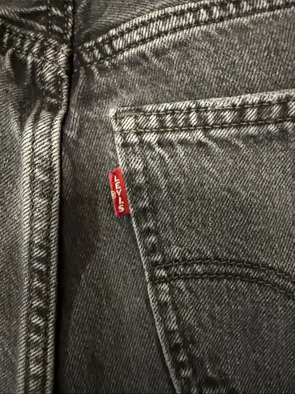 Levi’s Premium 70s High Flare Jeans Such a Doozie Black W25 L30 - Image 6