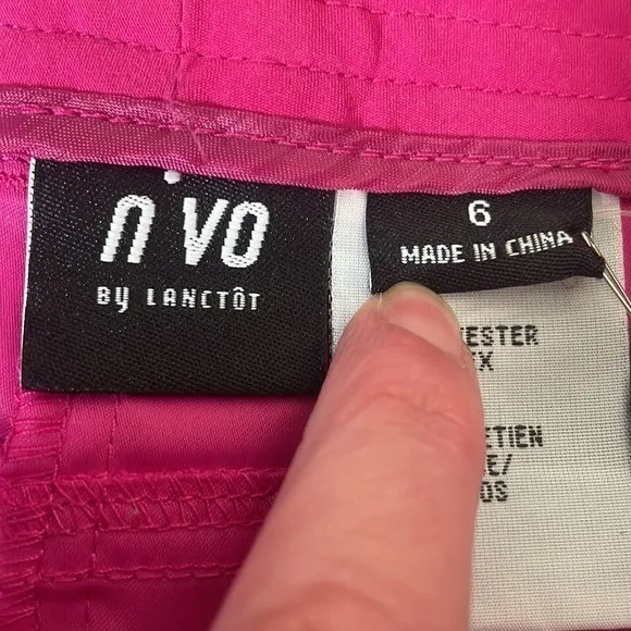 Nivo by Lanctot Womens Pink‎ Golf Shorts Performance Stretch Size 6 NWT - Image 4