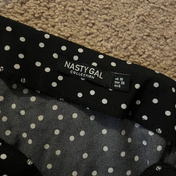 Nasty Gal black polka dot‎ skirt 6 - Image 7