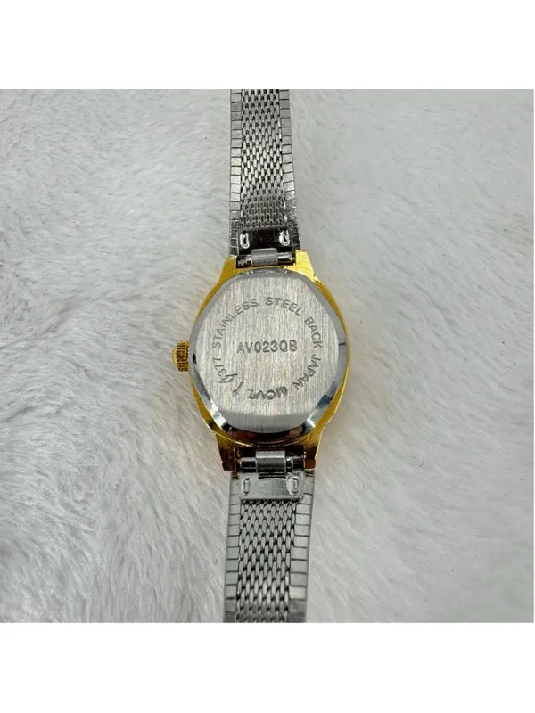 Avon Two-Tone Sleek Watch F26936-7 New In Box Mint Condition Collectible - Image 4