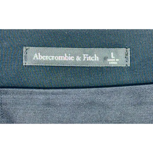 Abercrombie & Fitch Black Satin Square Neck Sleeveless Crop Top Tank Top Size L - Image 4