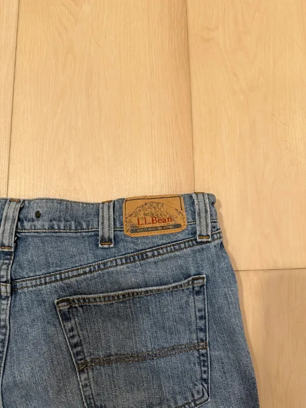 L.L. Bean Vintage Natural Fit Straight Leg Jeans Men's Size 35x34 - Image 8