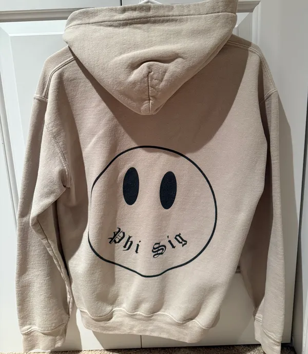 Gildan Phi Sigma Sigma Tan Sweatshirt - Image 2
