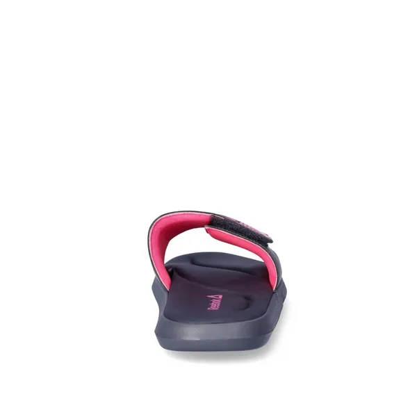 Reebok Charcoal and Pink Slides - Image 5