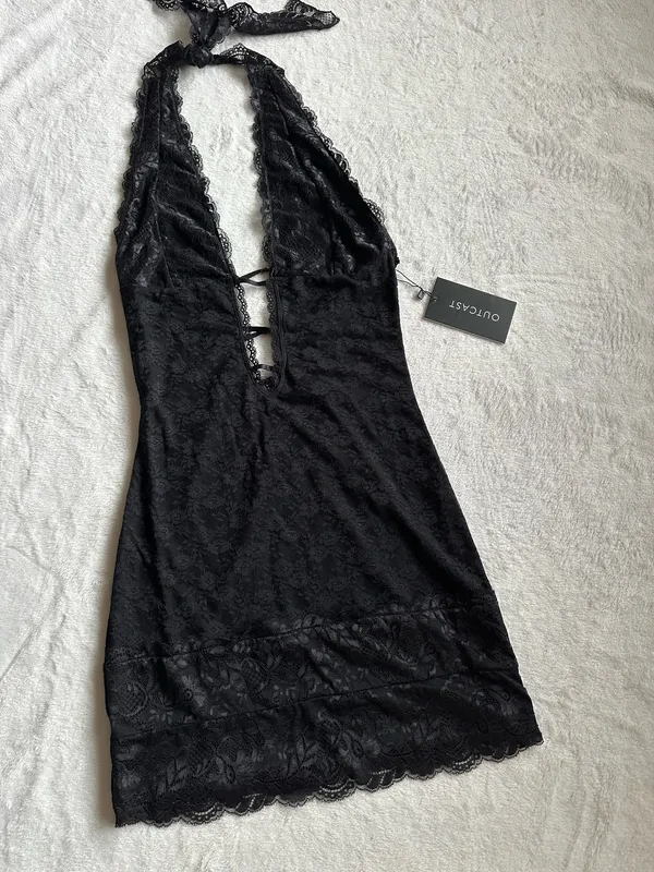 Outcast Clothing India Mini Dress Black - Image 5