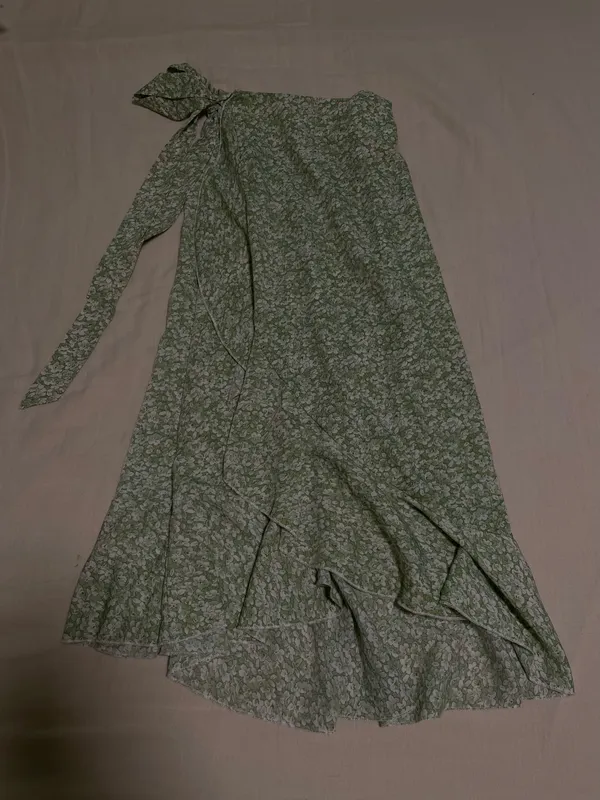 Shein Long Skirt Floral Wrap Around - Image 2