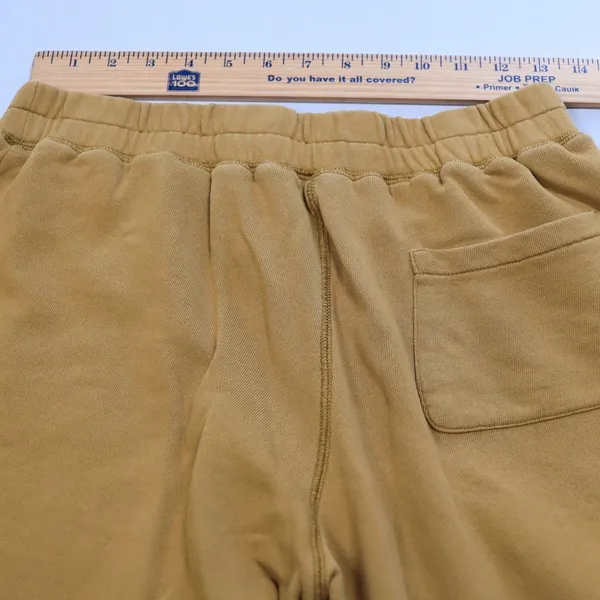 FP Movement Sweatpants Women XS Gold Wide Leg French Terry Back Pocket Yoga Pant - Image 7