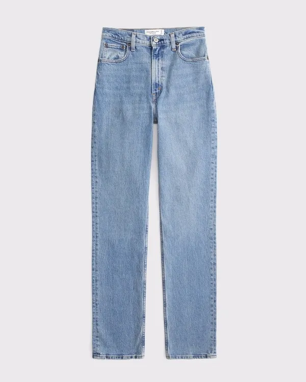 Abercrombie & Fitch Ultra High Rise 90s Straight Jean - Image 6