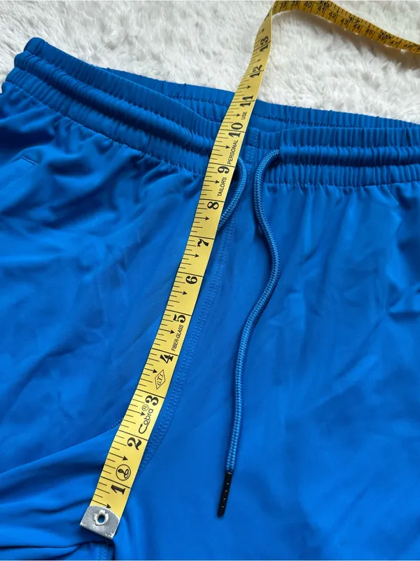 G Gradual Womens Jogger Pants M Blue Zipper Pocket Tapered Running Lounge Travel - Image 9