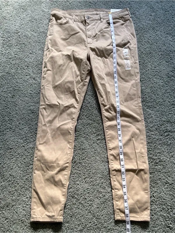 American Eagle Tan Hi-Rise Jeggings Womens Size 12 Next Level Stretch NWT - Image 3