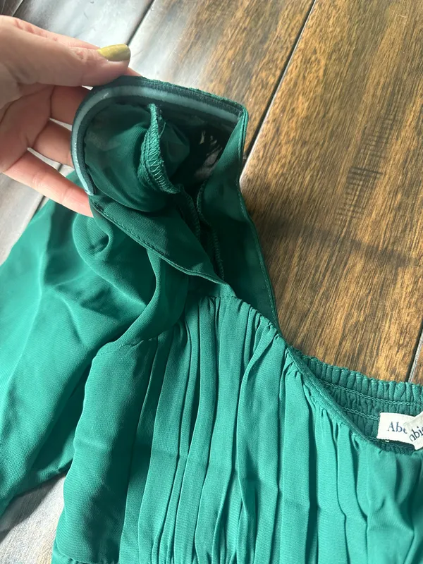Abercrombie Sweetheart Blouse - Green - Image 8