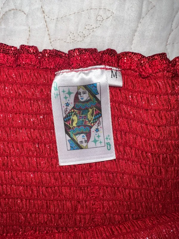 The Pants Store Queen of Sparkles Red Skort - Image 3