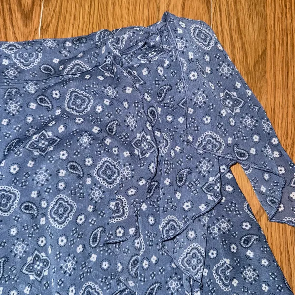 Aerie Chiffon wrap mini skirt - Image 6