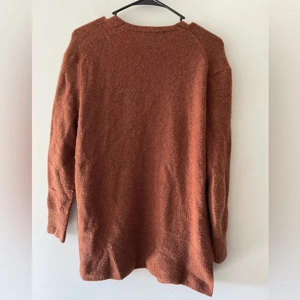 Madewell Brown Merino Wool Alpaca Blend Button‎ Cardigan - Image 2