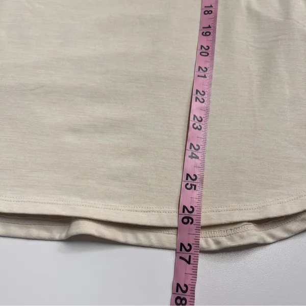 Reebok tan white marbled long sleeve tshirt hooded drawstring thumb holes‎ comfy - Image 7
