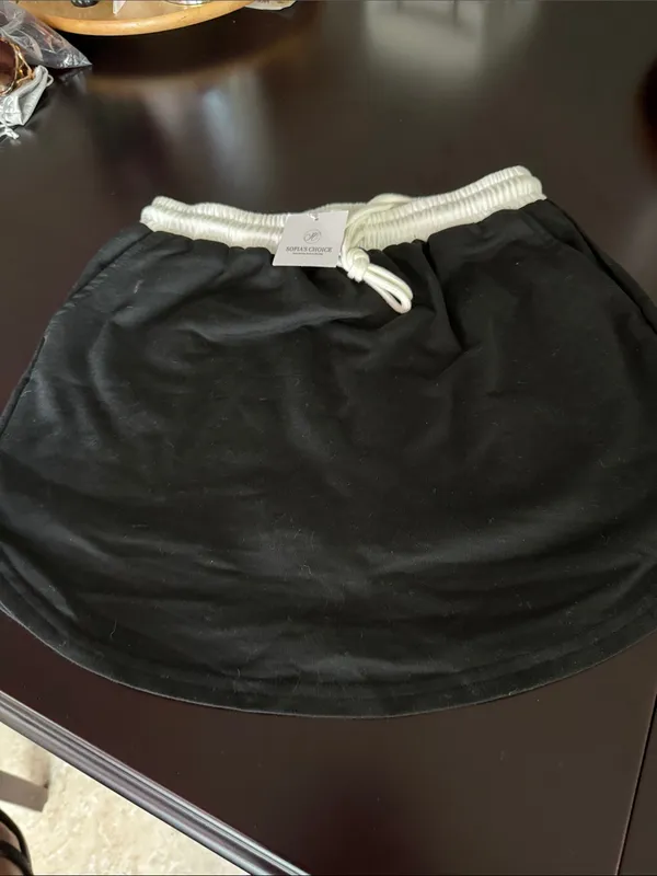 Casual Drawstring Pocket Skort - Image 2