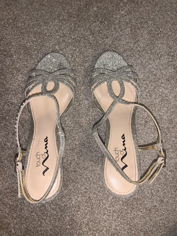 Touch of Nina Silver Heels - Image 3