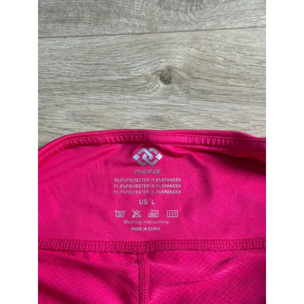 EUC Mofiz Pleated Tennis Skirt Skort bright pink Pickleball Golf Athletic sz L - Image 3