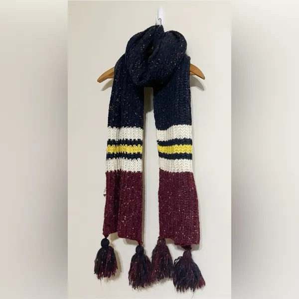 Free People Multicolor Knit Scarf - Image 4