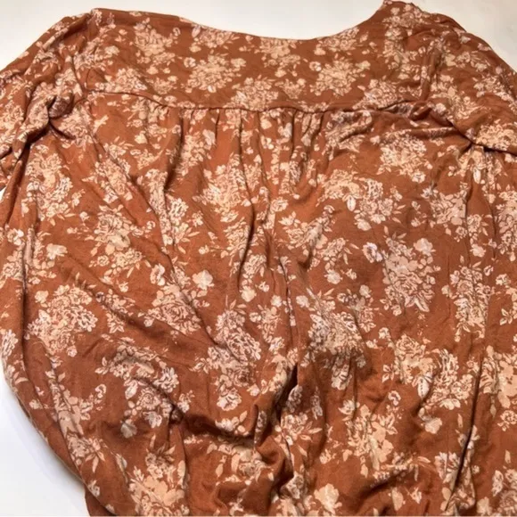 Intimately Free People Brown Floral Bodysuit Women Size‎ S - Image 10
