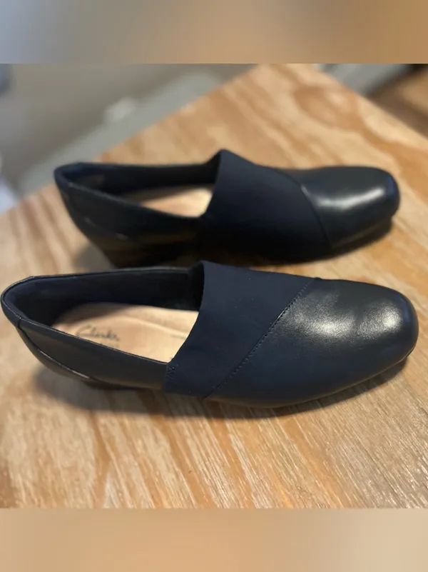 Clark’s Juliet Gem Leather Comfort Shoes - Image 2