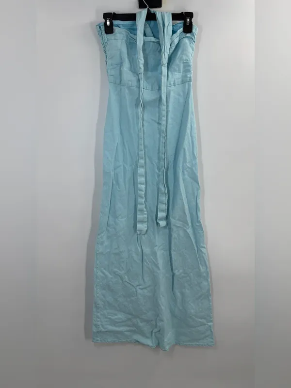 Simon Miller Blue Breeze Yabba Linen Dress 8 - Image 8