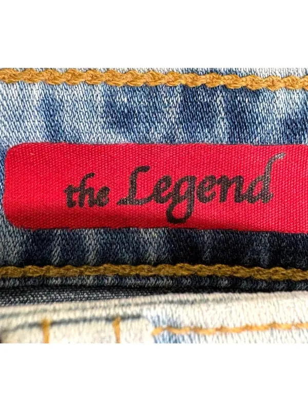 Vintage AG Adriano GoldShmied The Legend Y2k Low Rise Flare Leg jeans Size 27 - Image 9