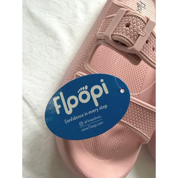 Floopi Womens Pink Cloud Slides Double Buckle Adjustable Sandals Size 9 EU 40 - Image 11