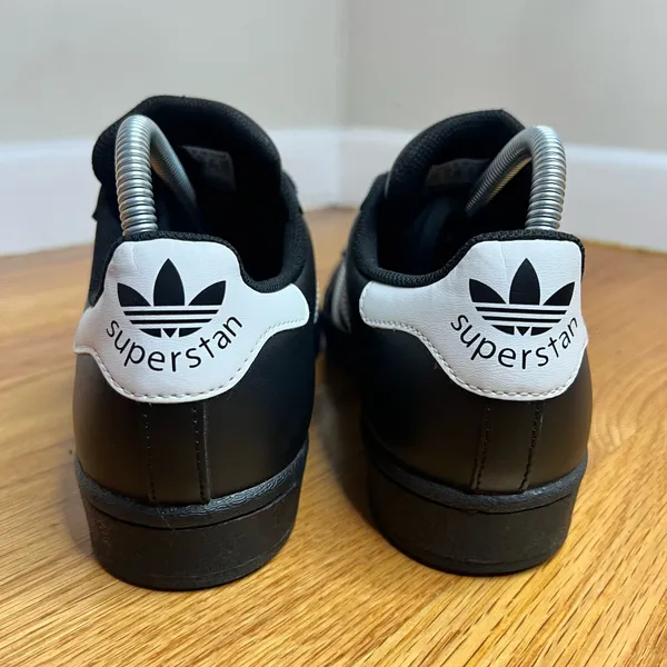 Adidas 2020 Superstar Stan Smith VS Superstar Black FX7888 Size 5.5M/7W NO BOX - Image 4