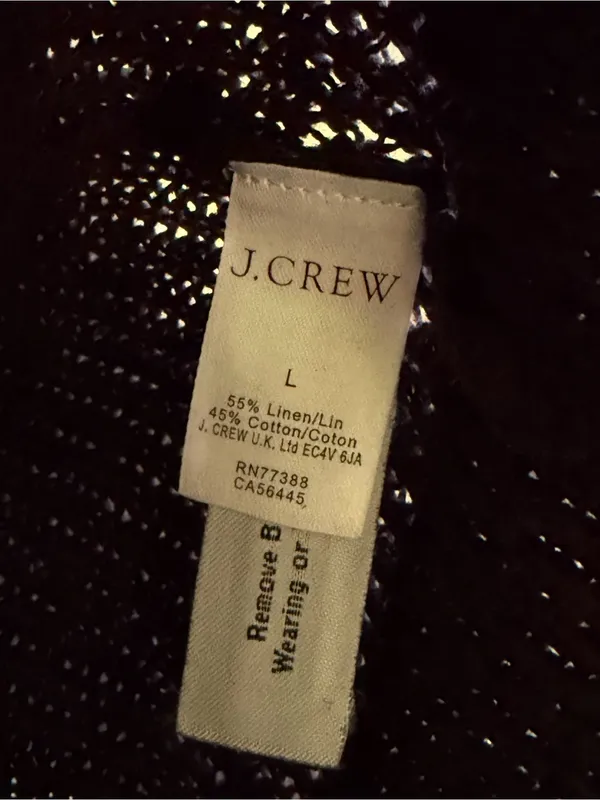 J. Crew linen cotton blend mockneck sweater - Image 4