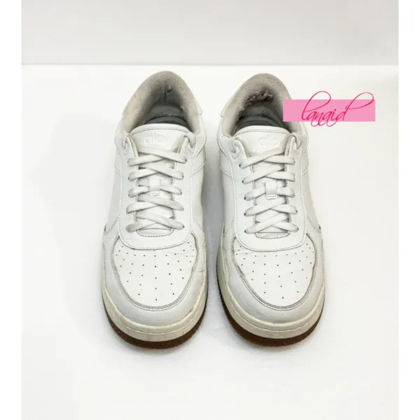 Alo Recovery Mode Sneakers Natural White Gum Tan Sporty Sports Athletic Shoes - Image 8