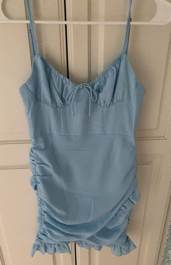 Princess Polly Blue Dress - Image 4