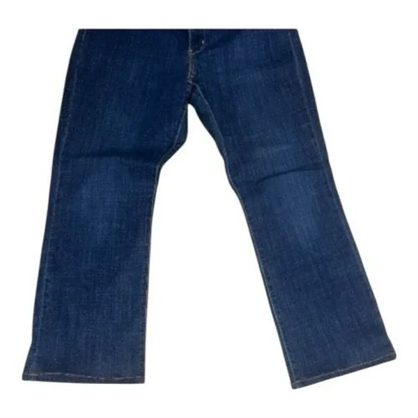 Levi’s Dark Blue Classic Bootcut Women Jeans Size 14 Stretch High Rise - Image 5