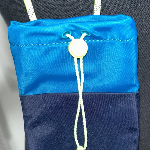 Lululemon Teal and Dark Blue Mini Bag - Image 3