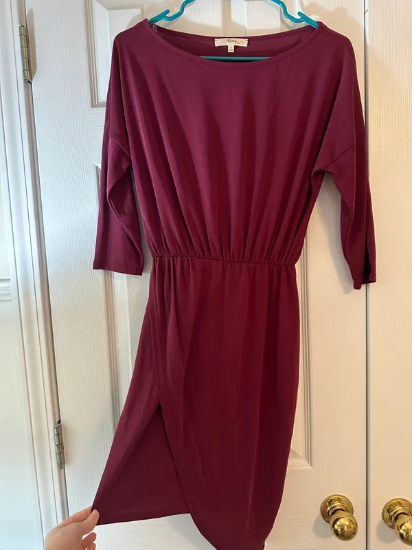 Cocktail Mini Dress Red - Image 3