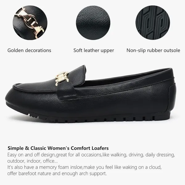 Cvistpieo Black Loafers Size 8.5 - Image 6