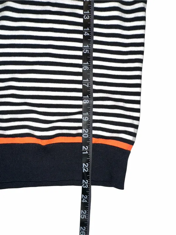 NWT J. Crew Jackie Sweater Shell Navy Striped Sleeveless Knit Tank XL - Image 6